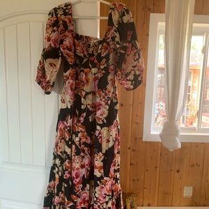 NWT Anthropologie blossom maxi dress, size S
